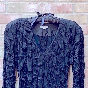 Long evening black dress